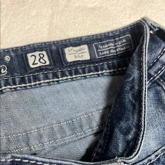 Miss Me Blue Embellished Women's Jeans 28x29 - Picture 4 of 8